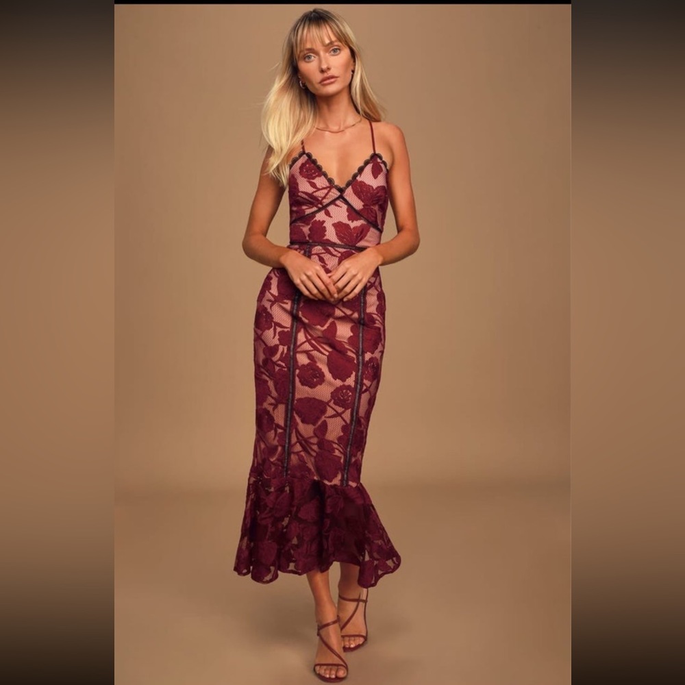 Lulus Alluring Trumpet Dress